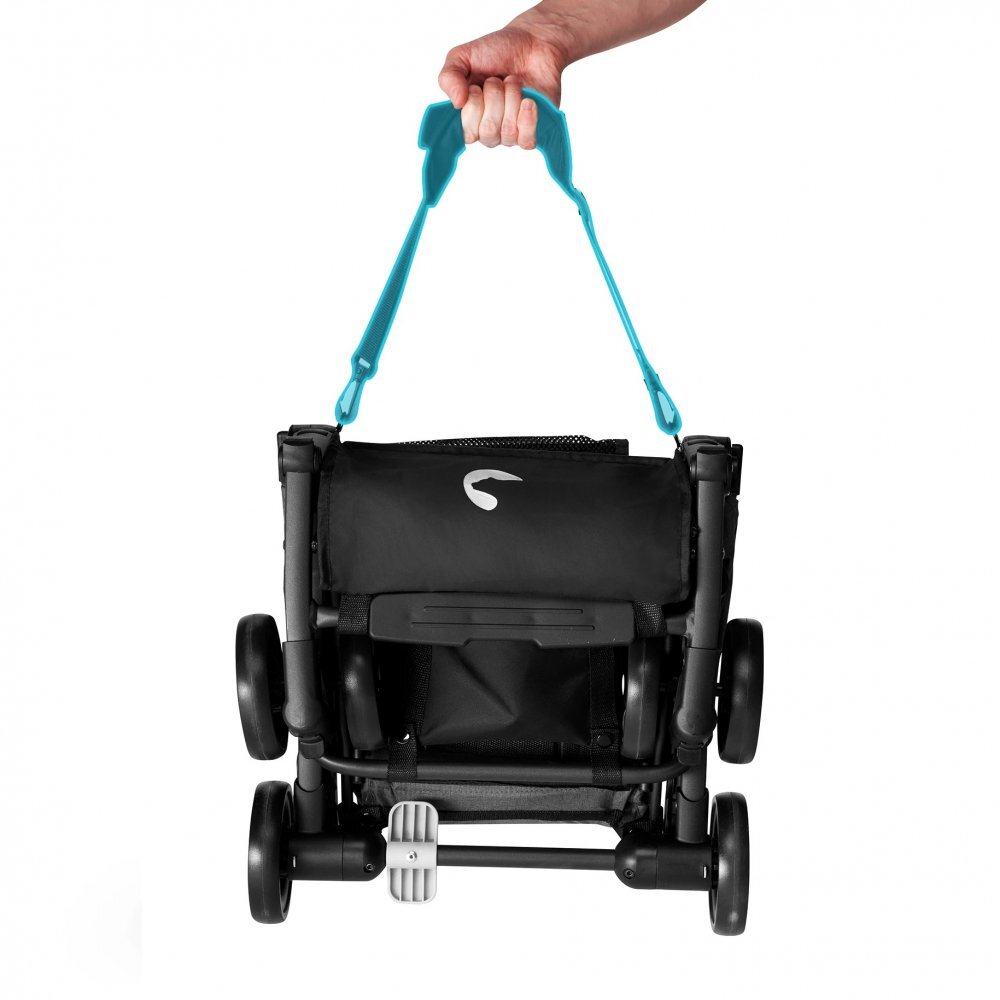 Kidnort Carucior sport pentru copii Snopetrel Grey ultracompact pentru avion cu roti moi din EVA cu geanta de transport husa de picioare si accesorii incluse pana la 22 kg