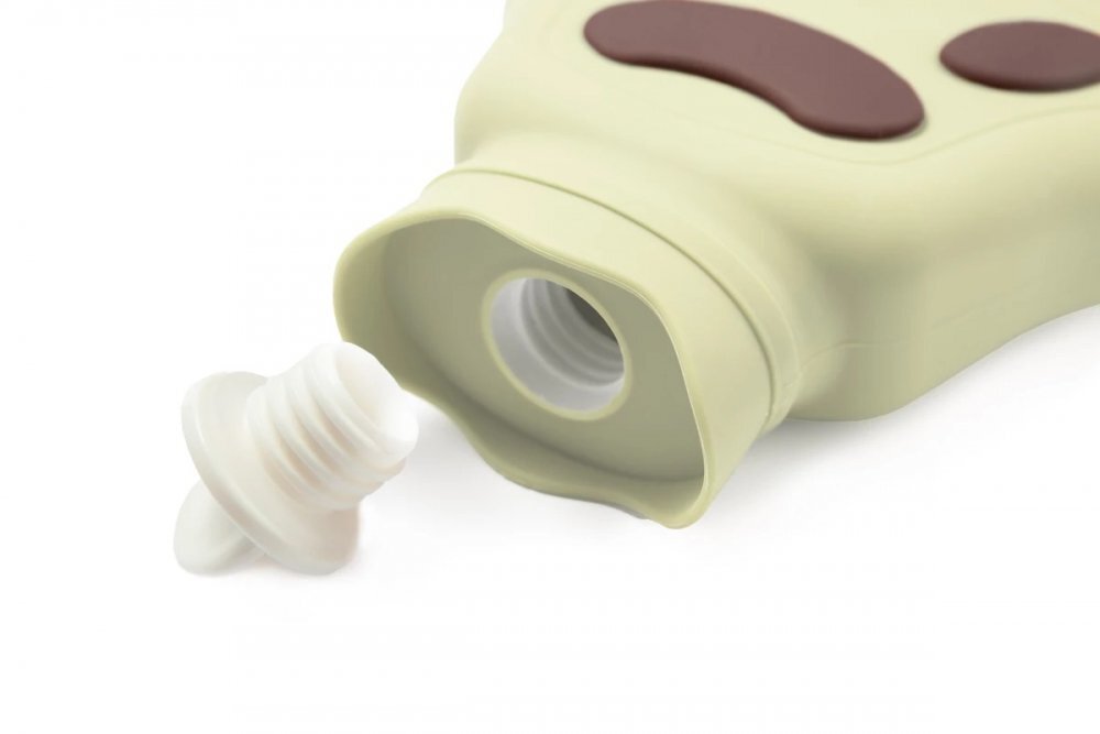 Kidnort Incalzitor tip Sticluta calda din silicon 420 ml Retter Mjolk Bej Paw