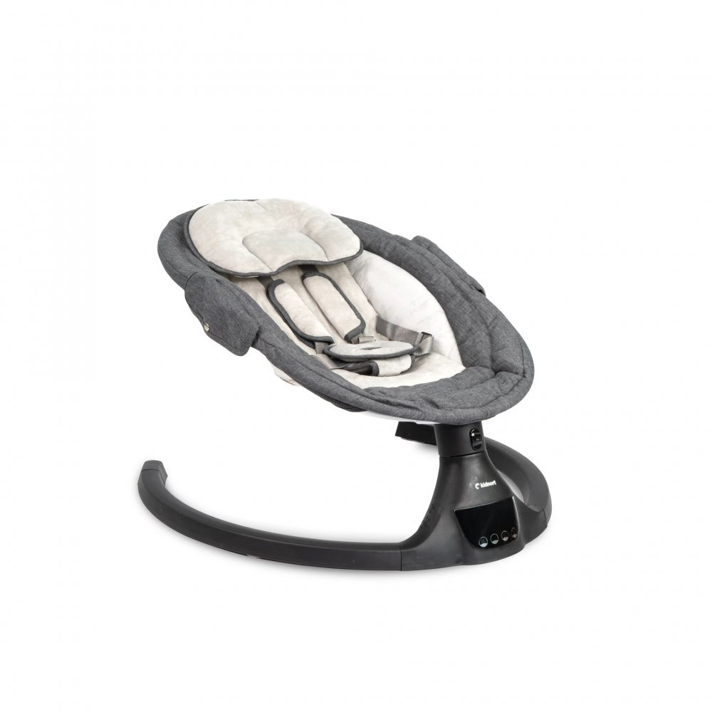 Kidnort Leagan electric cu 5 moduri de balansare pentru copii Svaie Black portabil cu telecomanda muzica conectare bluetoothusb accesorii incluse dimensiune 66 x 65 x 53.5 cm