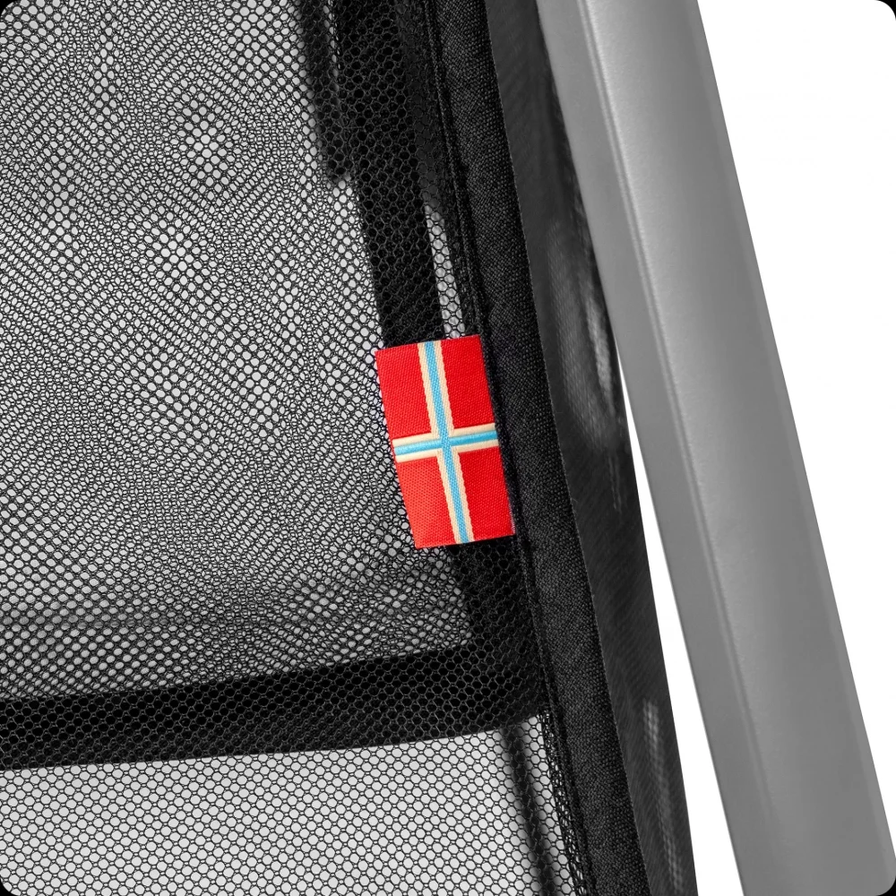 Kidnort Patut de calatorie 2 in 1 pentru copii Bleke Black pliabil si portabil intrare laterala cu fermoar dimensiune 77 x 63.2 x 28 cm include geanta de transport