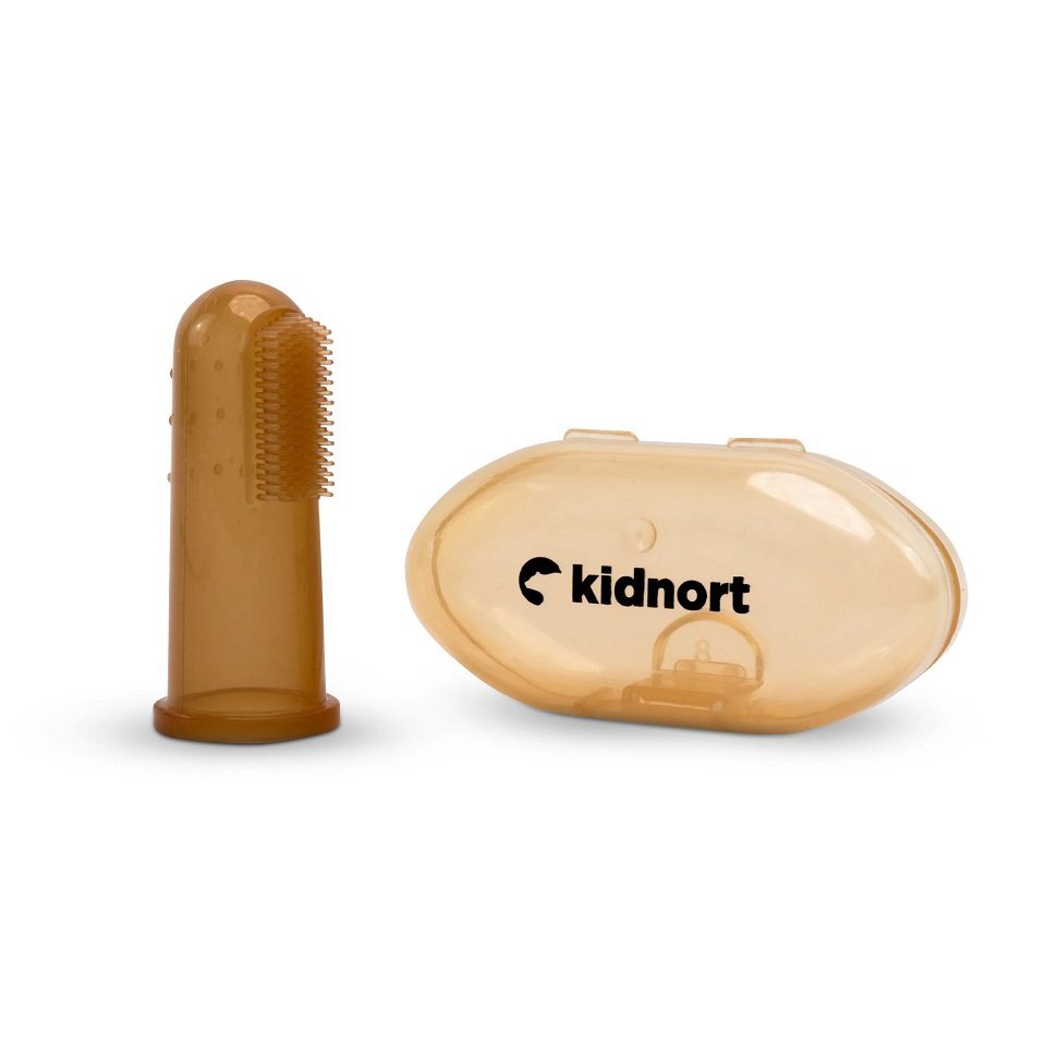 Kidnort Periuta de dinti Blomka sterilizabila din silicon medical moale si flexibil dimensiune universala
