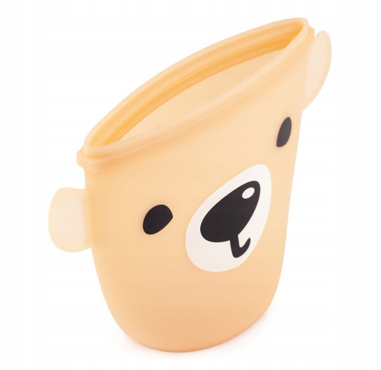 Kidnort Recipient de stocare alimente din silicon cu inchidere zip 350 ml Retter Mjolk Bej