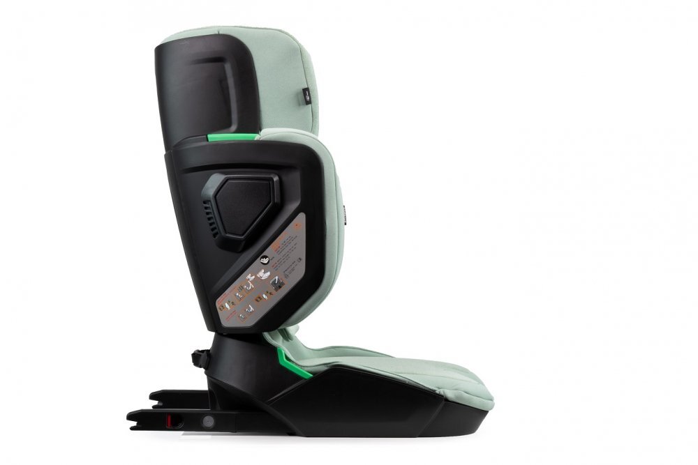 Kidnort Scaun auto cu isofix pentru copii model pliabil cu Tetiera reglabila 100-150 cm i-SIZE R-129 Mane Green