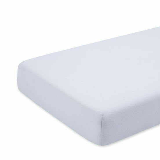 Kids Decor Cearceaf alb KidsDecor cu elastic din bumbac 60 x 120 cm
