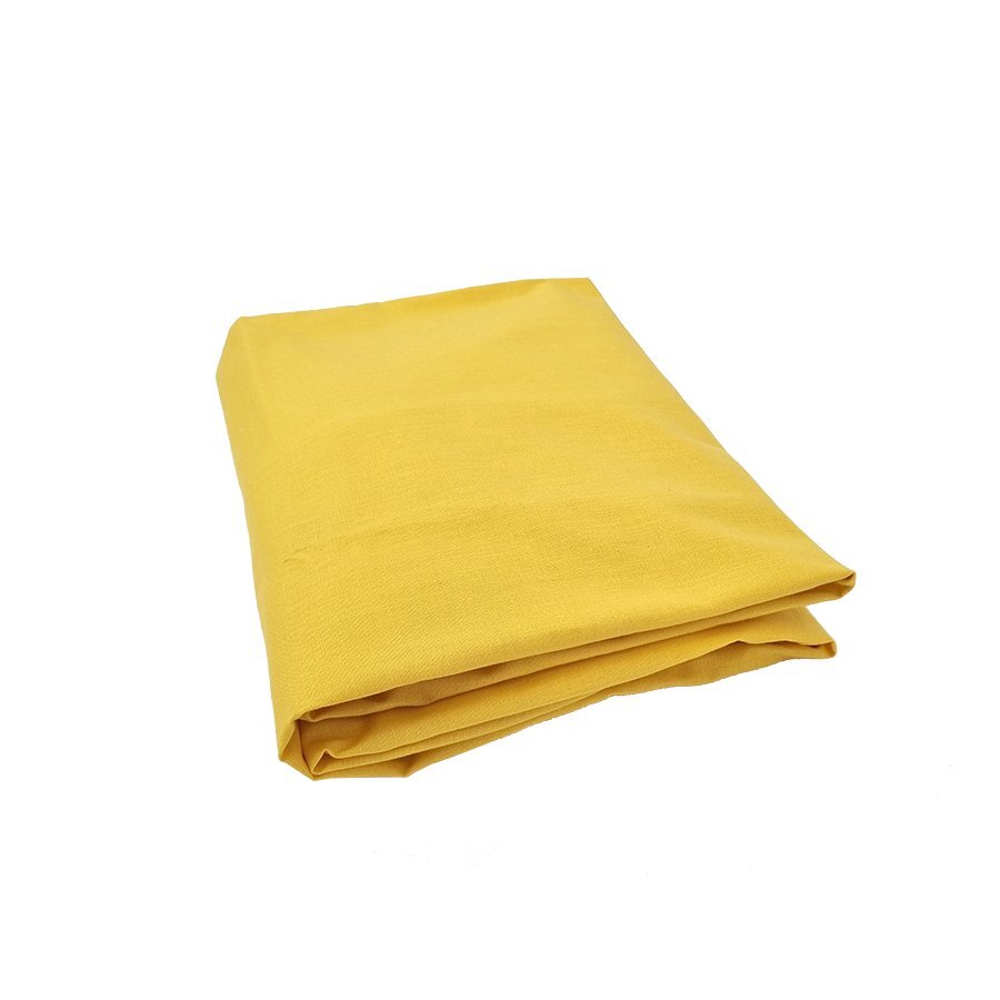 Kids Decor Cearceaf cu elastic din bumbac Mustariu 60x120 cm