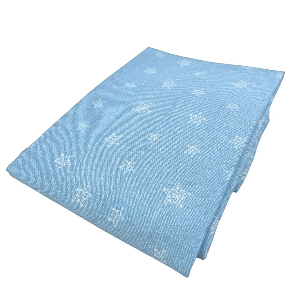 Kids Decor Cearceaf din jersey Stars in your eyes Blue cu elastic 60x120 cm