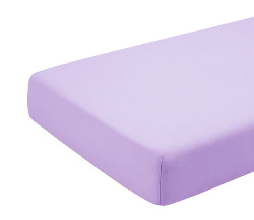 Kids Decor Cearceaf mov KidsDecor cu elastic din bumbac 70x110 cm