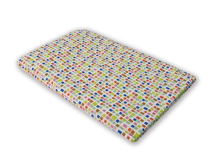 Kids Decor Cearceaf Mozaic KidsDecor cu elastic din bumbac 52x95 cm