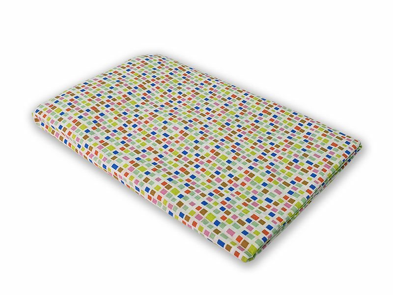 Kids Decor Cearceaf Mozaic KidsDecor cu elastic din bumbac 70 x 120 cm