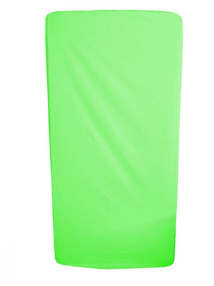 Kids Decor Cearceaf verde KidsDecor cu elastic din bumbac 60 x 85 cm