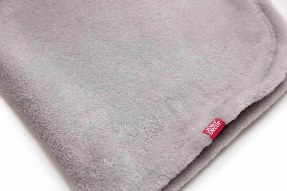 Kids Decor Paturica pufoasa de plus gri KidsDecor din polyester 120x150 cm