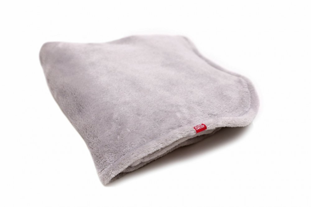 Kids Decor Paturica pufoasa de plus gri KidsDecor din polyester 120x150 cm