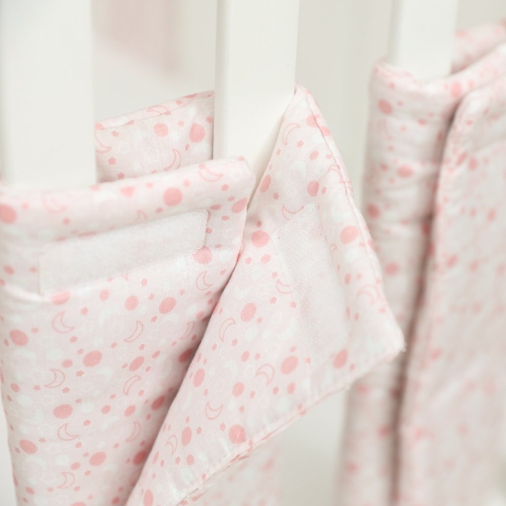Kids Decor Protectii patut individuale 35x35 cm Pink Moon