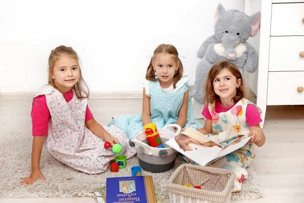 Kids Decor Sac de dormit copii 0.5 tog KidsDecor Ursi Polari din bumbac 110 cm