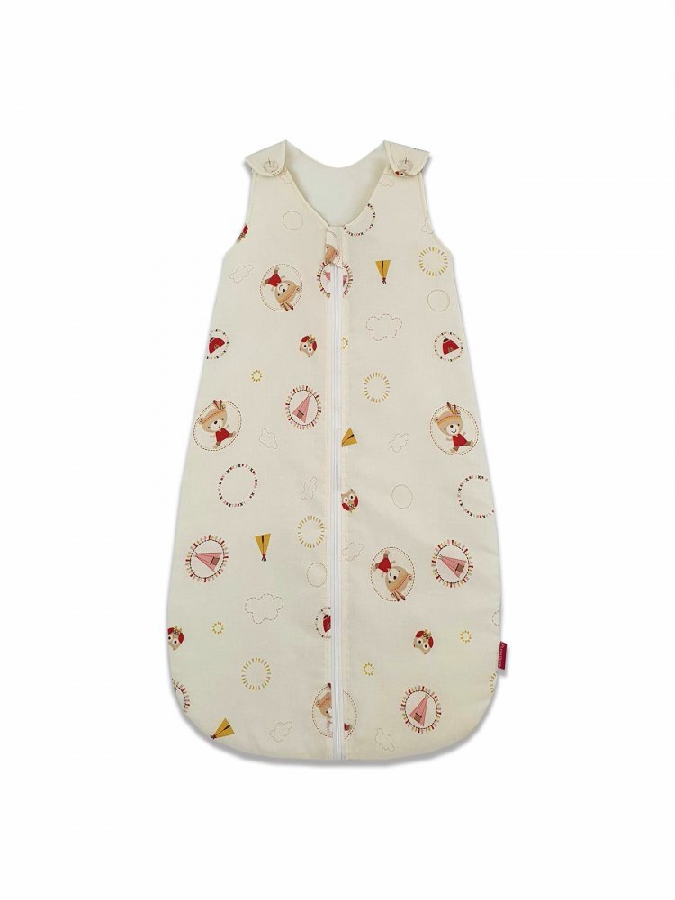 Kids Decor Sac de dormit copii 0.8 cm KidsDecor Mici indieni din bumbac 140 cm