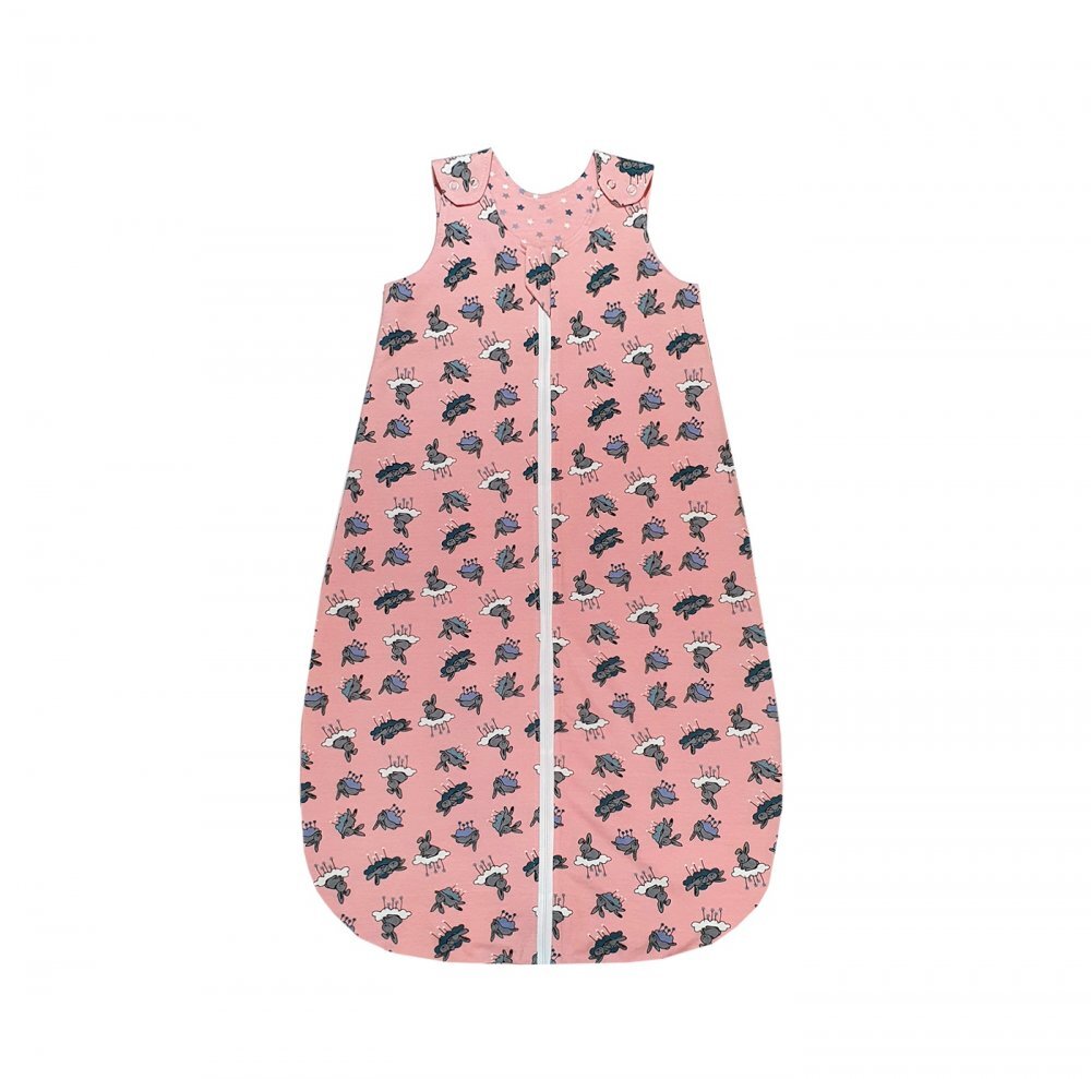 Kids Decor Sac de dormit copii 0.8 tog KidsDecor Bunny Pink 70 cm