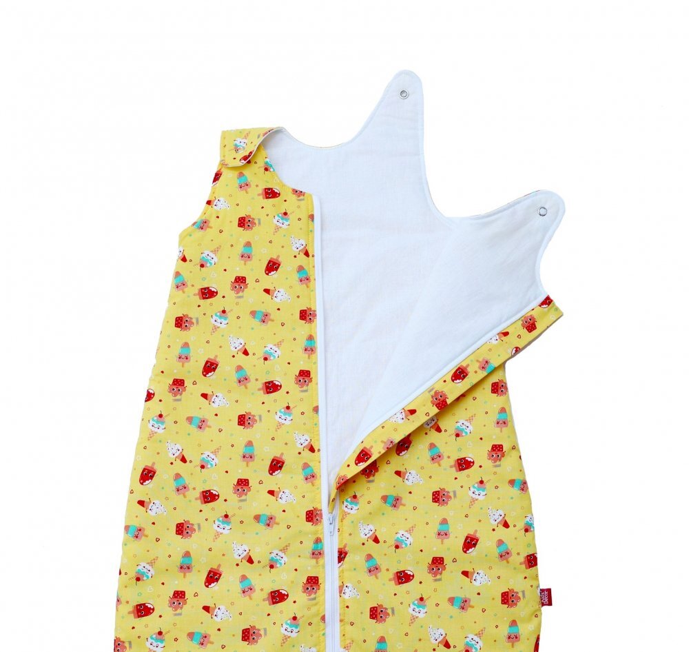 Kids Decor Sac de dormit copii 0.8 tog KidsDecor Dream of Ice Cream din bumbac 70 cm
