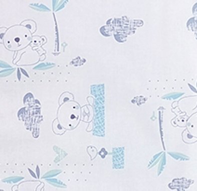 Kids Decor Sac de dormit copii 1.5 tog Somnorosul koala albastru din bumbac 130 cm