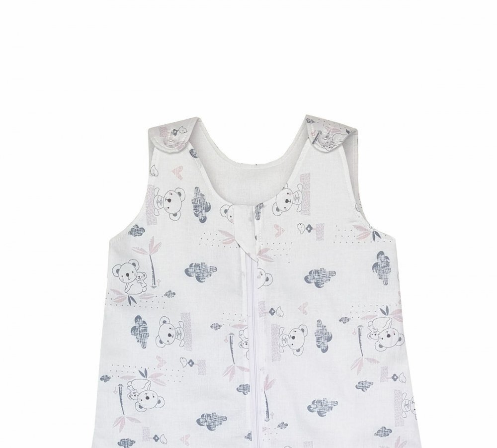 Kids Decor Sac de dormit copii 1.5 tog Somnorosul koala roz din bumbac 140 cm