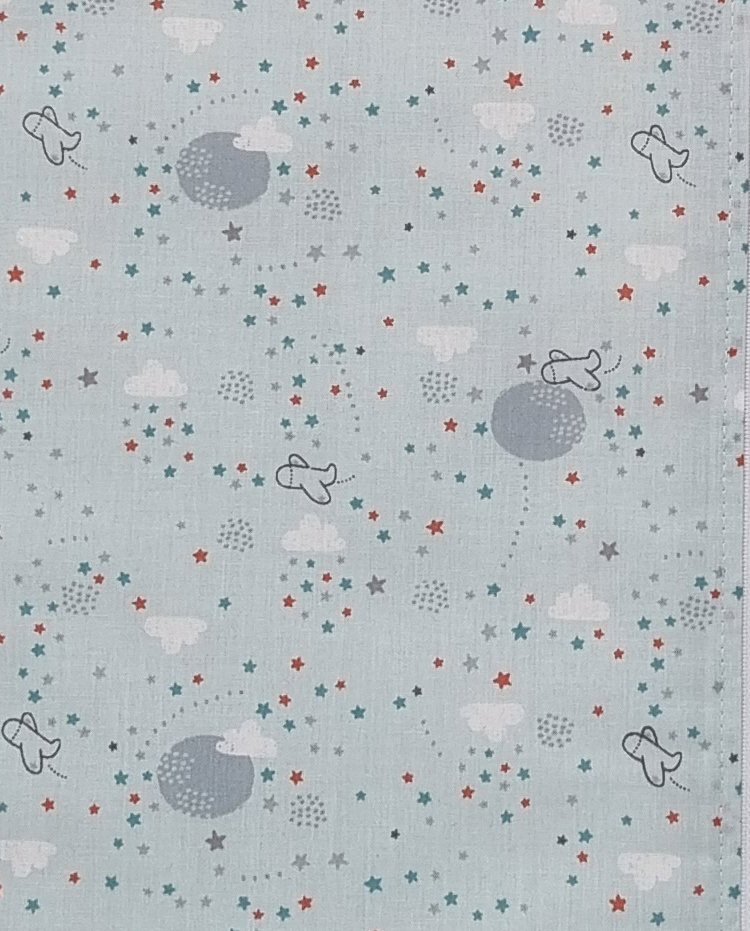 Kids Decor Sac de dormit copii 2.5 tog Sky Nap Blue din bumbac 130 cm