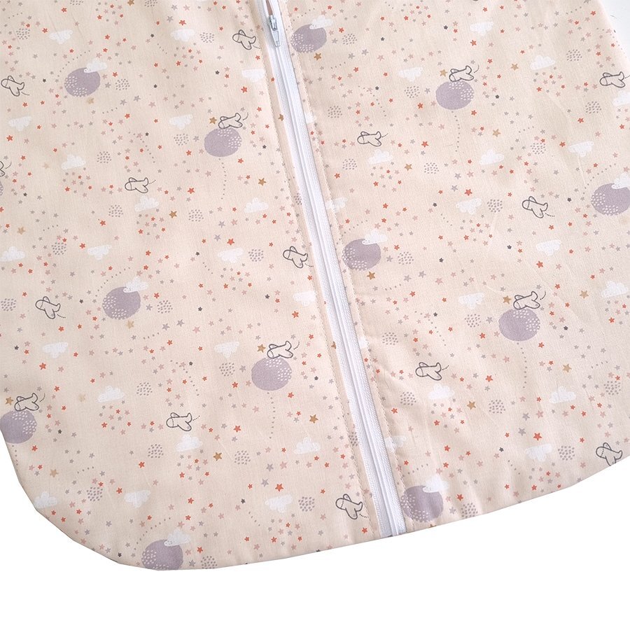 Kids Decor Sac de dormit copii 2.5 tog Sky Nap Pink din bumbac 85 cm