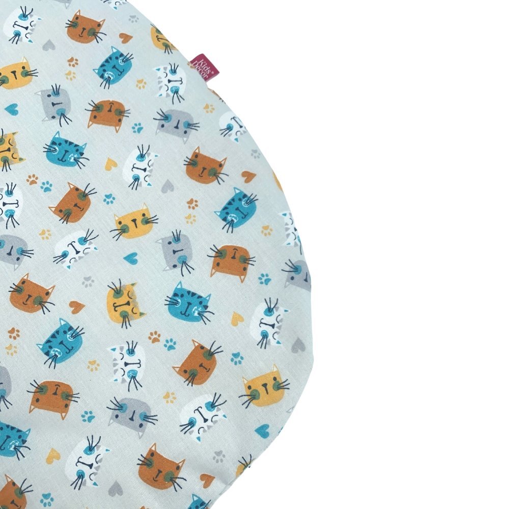 Kids Decor Sac de dormit copii KidsDecor 1.5 tog Miau Miau din bumbac 60 cm