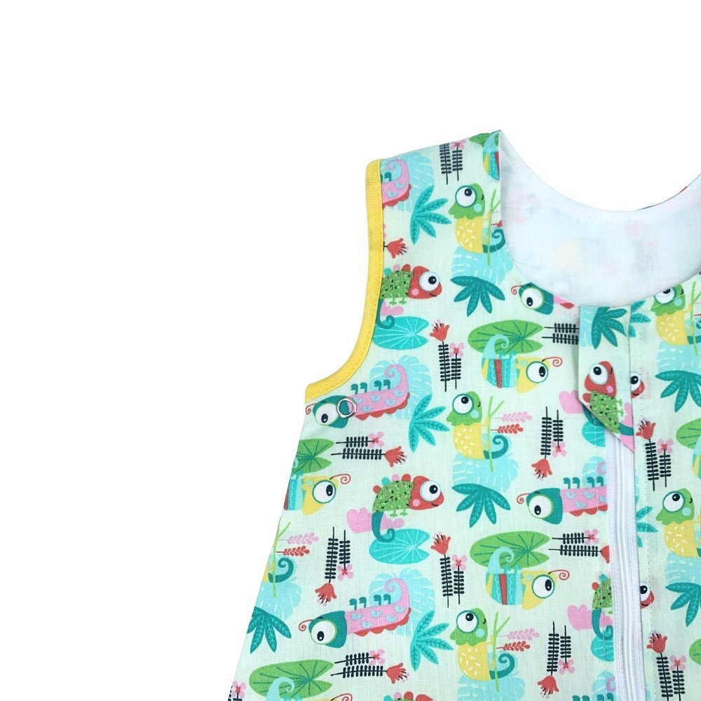 Kids Decor Sac de dormit copii KidsDecor 1.5 tog Tropical din bumbac 140 cm