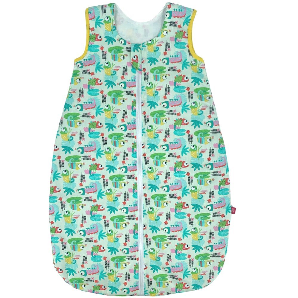 Kids Decor Sac de dormit copii KidsDecor 1.5 tog Tropical din bumbac 140 cm