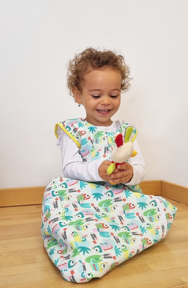 Kids Decor Sac de dormit copii KidsDecor 1 tog Tropical din bumbac 140 cm