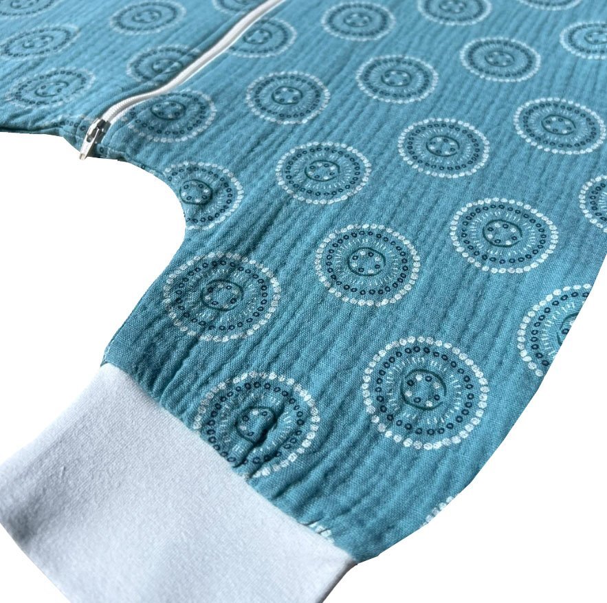 Kids Decor Sac de dormit cu picioruse 0.3 tog din muselina Nice Mandala 100 cm