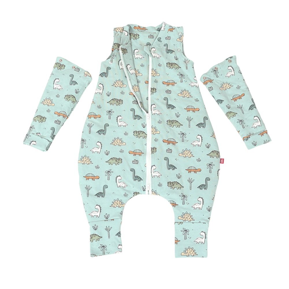 Kids Decor Sac de dormit cu picioruse 3 tog Dino Adventure 100 cm