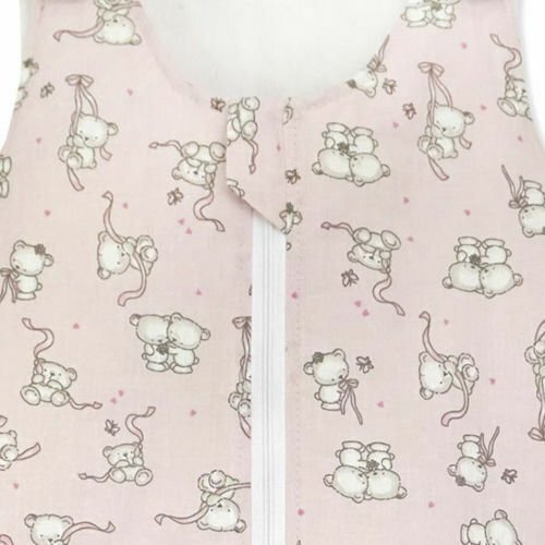 Kids Decor Sac de dormit iarna 2.5 tog Loving bear pink 95 cm