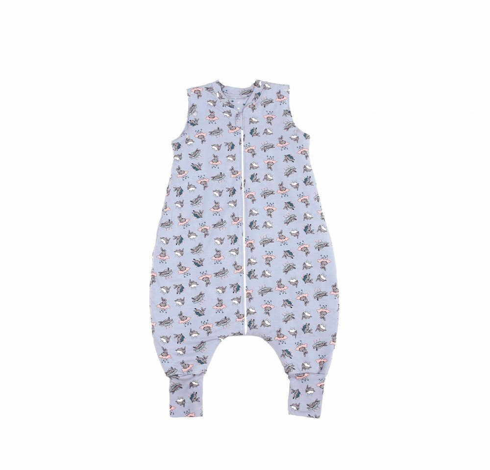 Kids Decor Sac de dormit Kidsdecor cu picioruse si maneci 2 tog Bunny Blue 130 cm
