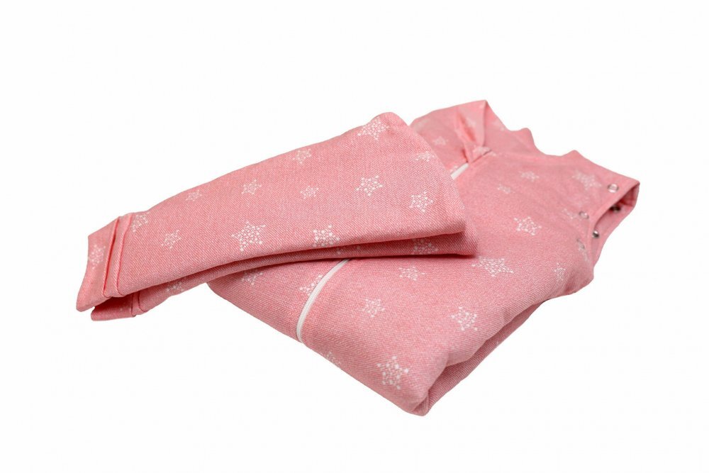 Kids Decor Sac de dormit KidsDecor cu picioruse si maneci 3 tog Stars in your eyes Pink 80 cm