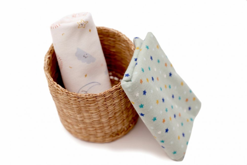 Kids Decor Set 2 scutece finet bebelusi KidsDecor The Stars and the Dreamy Sky 70x70 cm