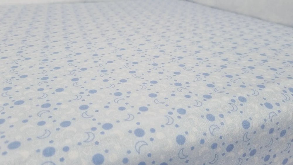 Kids Decor Set cearceafuri Blue Moon KidsDecor cu elastic din bumbac 60x120 cm