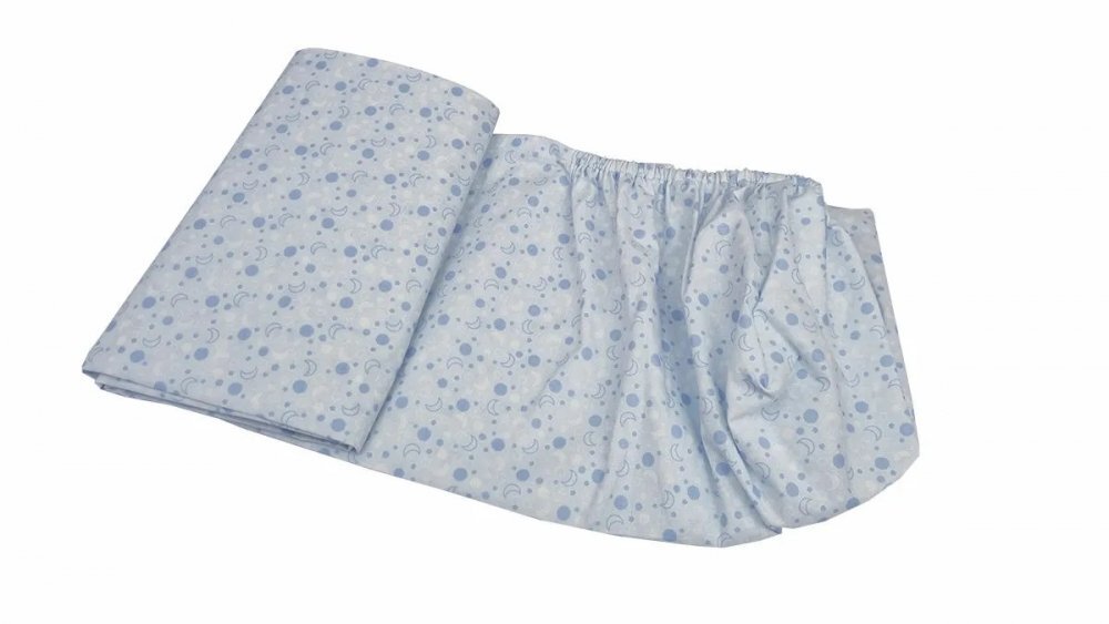 Kids Decor Set cearceafuri Blue Moon KidsDecor cu elastic din bumbac 60x120 cm