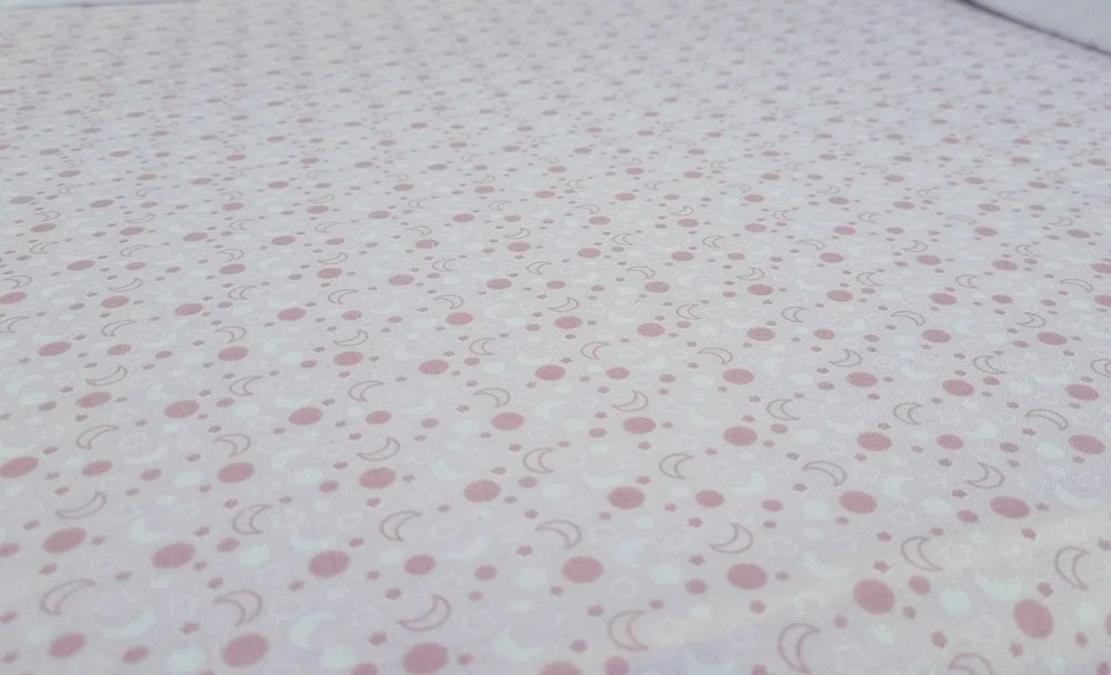 Kids Decor Set cearceafuri Pink Moon KidsDecor cu elastic din bumbac 63x127 cm