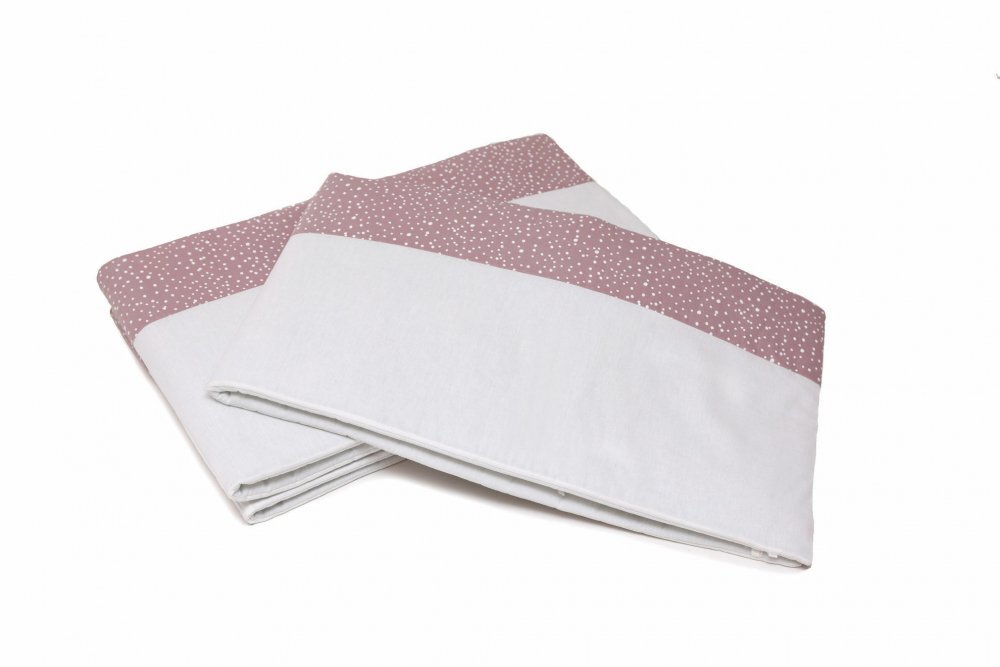 Kids Decor Set protectii patut KidsDecor din bumbac Marshmellow spots 70x120 cm