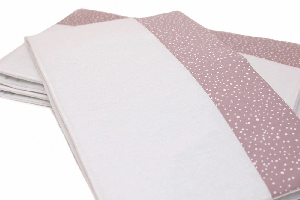 Kids Decor Set protectii patut KidsDecor din bumbac Marshmellow spots 70x120 cm