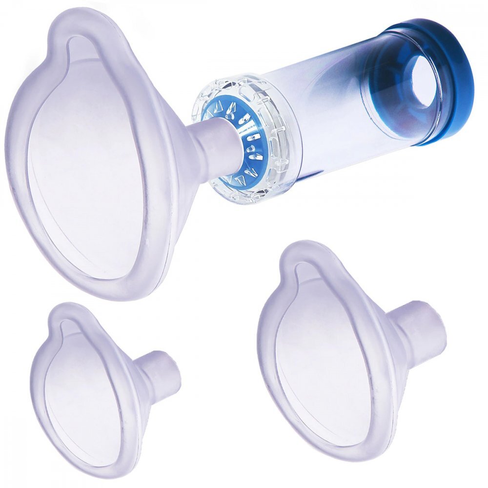 KidsCare Camera de inhalare cu 3 masti pentru bebelusi copii si adulti