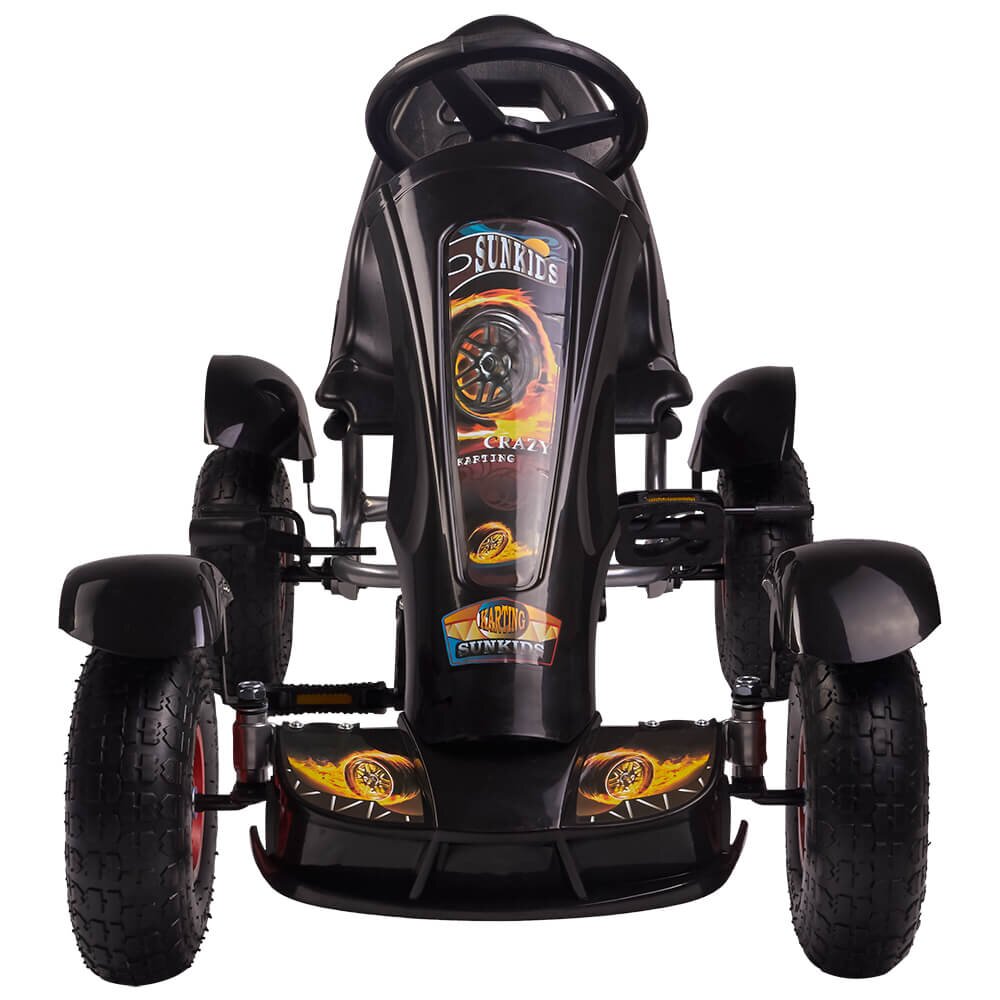 KidsCare Kart cu pedale F618 Air negru