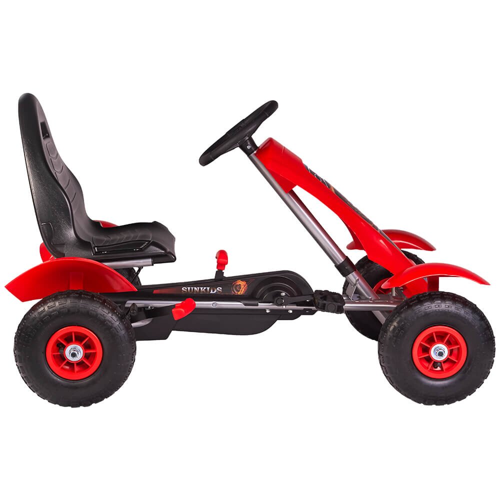 KidsCare Kart cu pedale F618 Air rosu