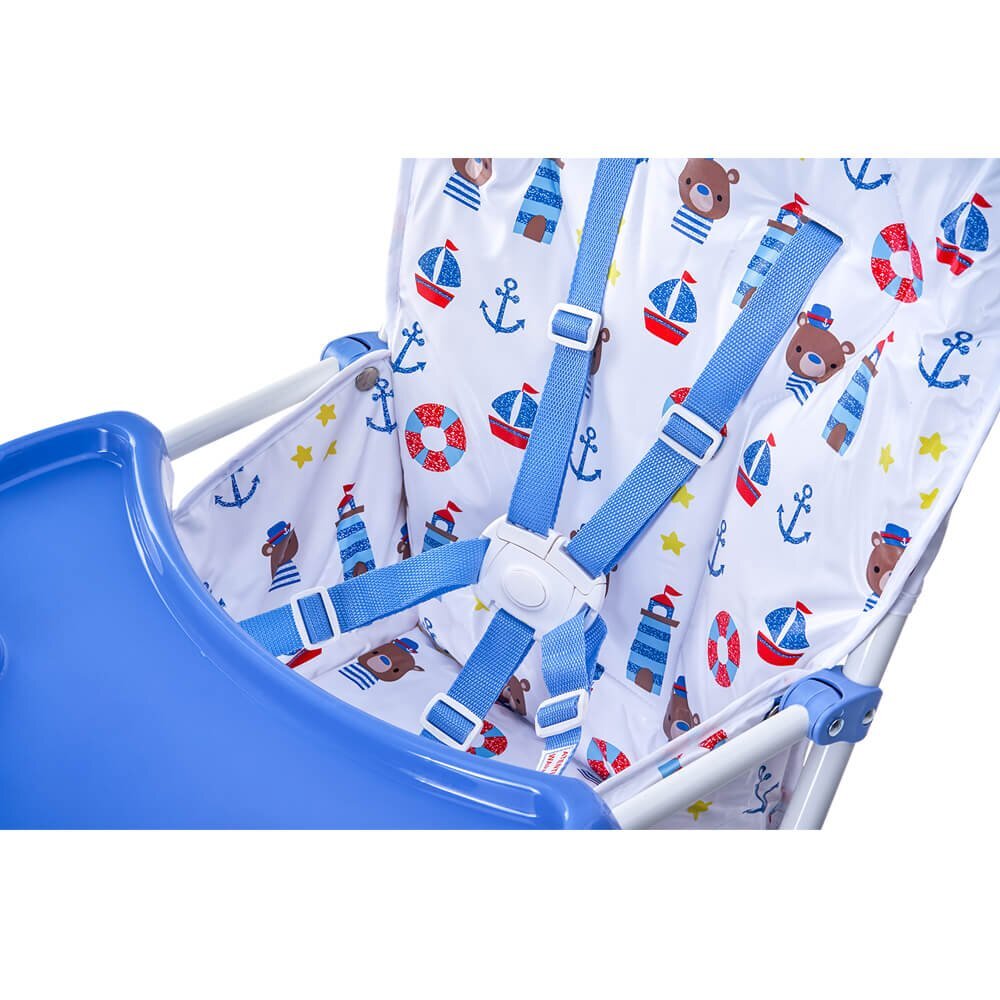 KidsCare Scaun de masa Bimba albastru