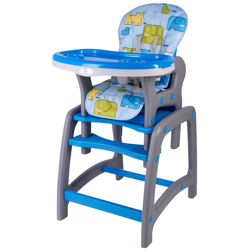 KidsCare Scaun de masa multifunctional Albastru