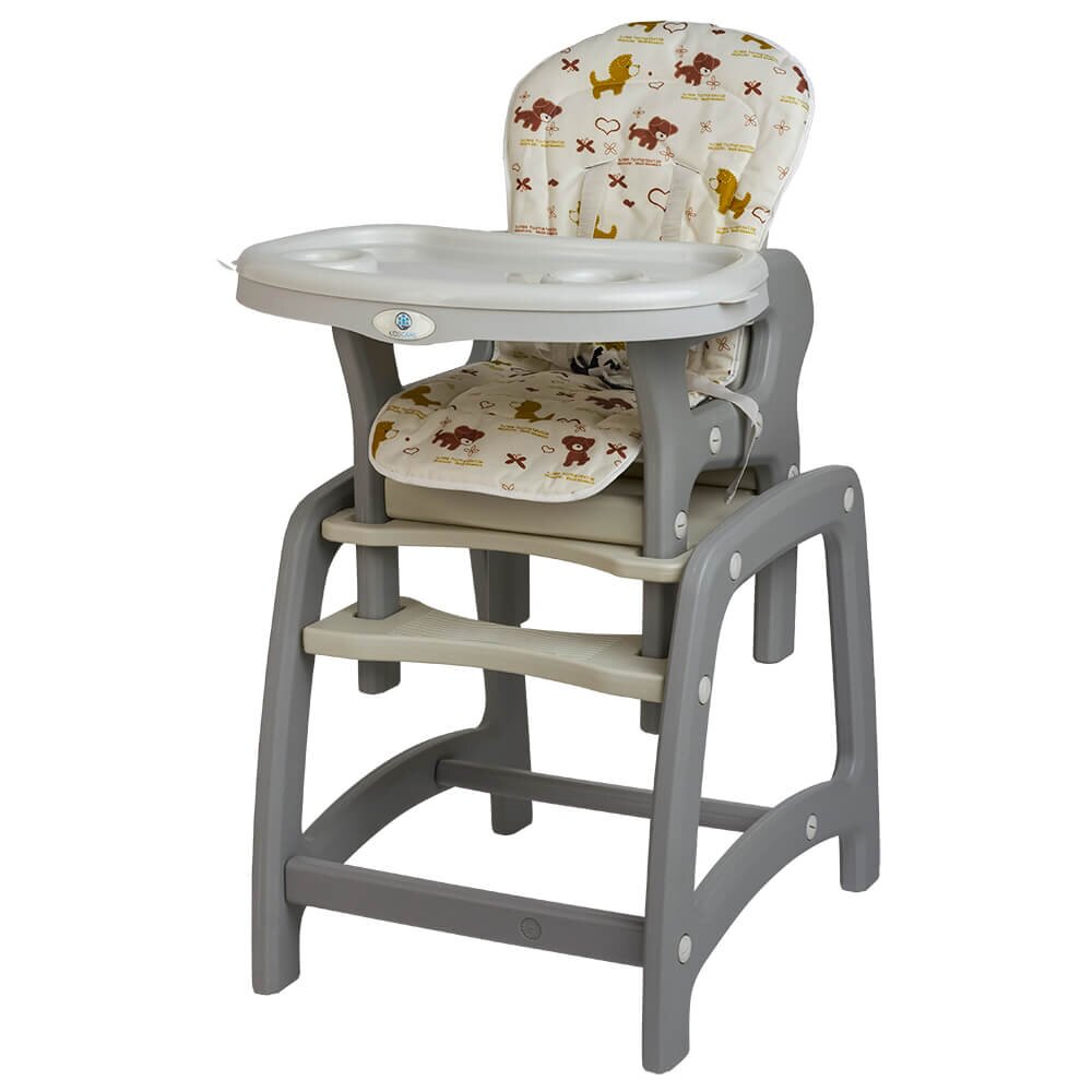 KidsCare Scaun de masa multifunctional crem