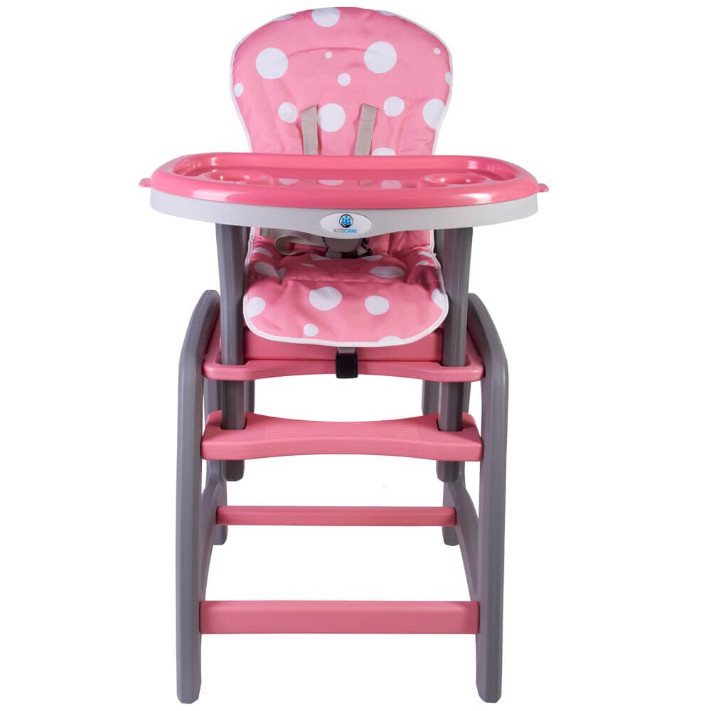 KidsCare Scaun de masa multifunctional Roz