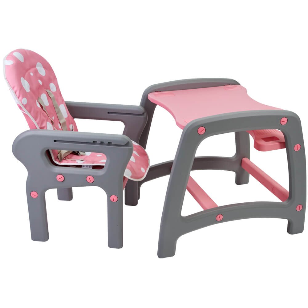 KidsCare Scaun de masa multifunctional Roz