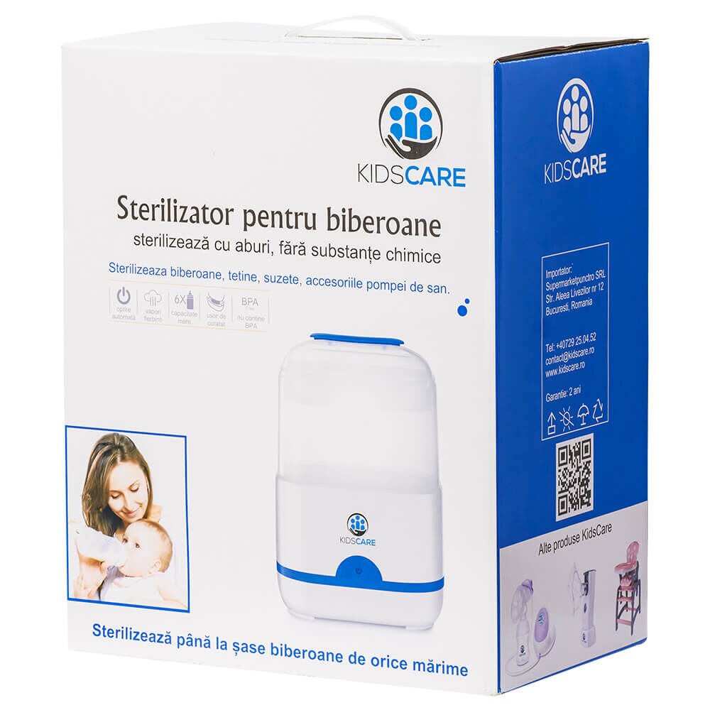 KidsCare Sterilizator electric pentru 6 biberoane KC108