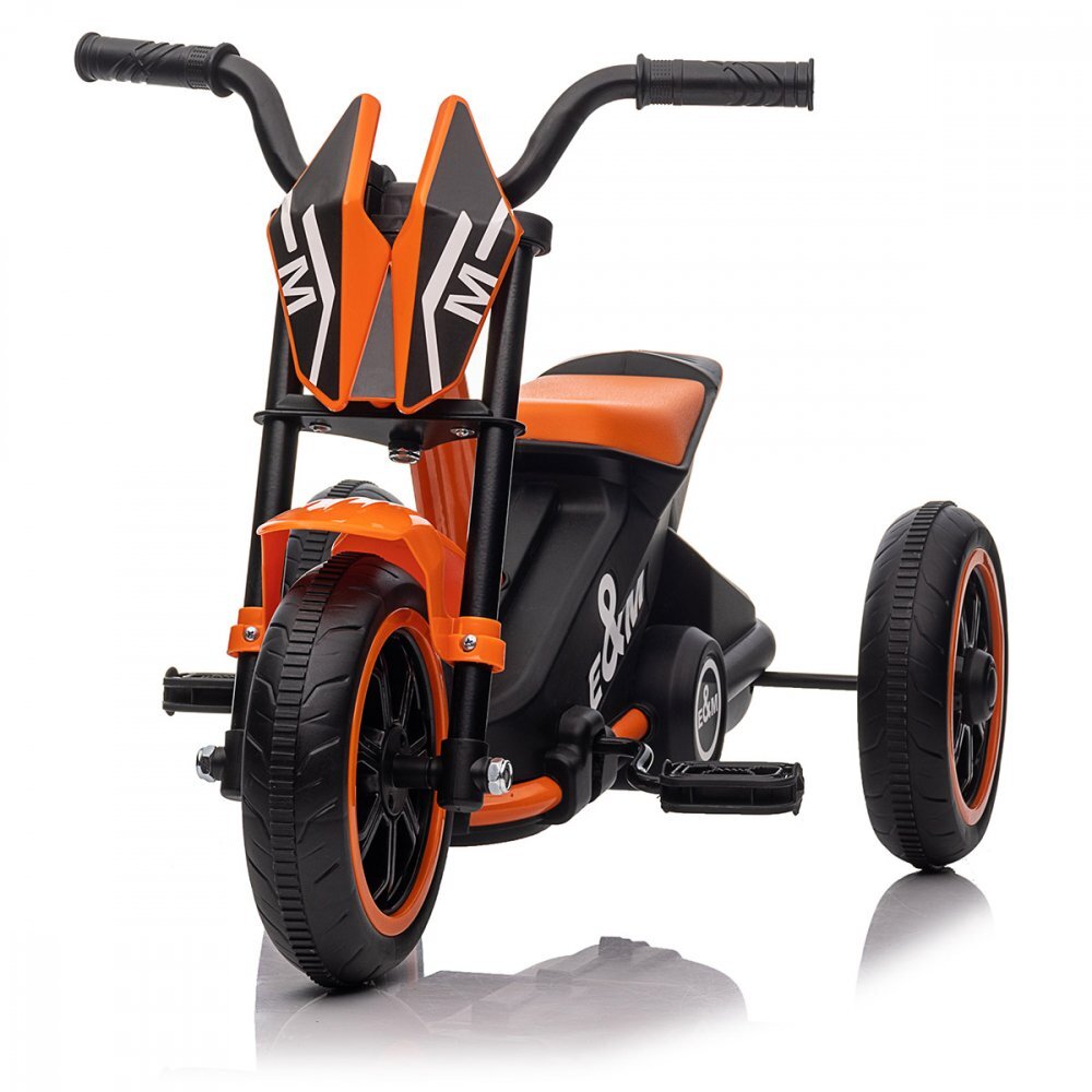 KidsCare Tricicleta pentru copii G301 Orange cu pedale 3-6 ani cu functie de deplasare inainte si inapoi si structura metalica